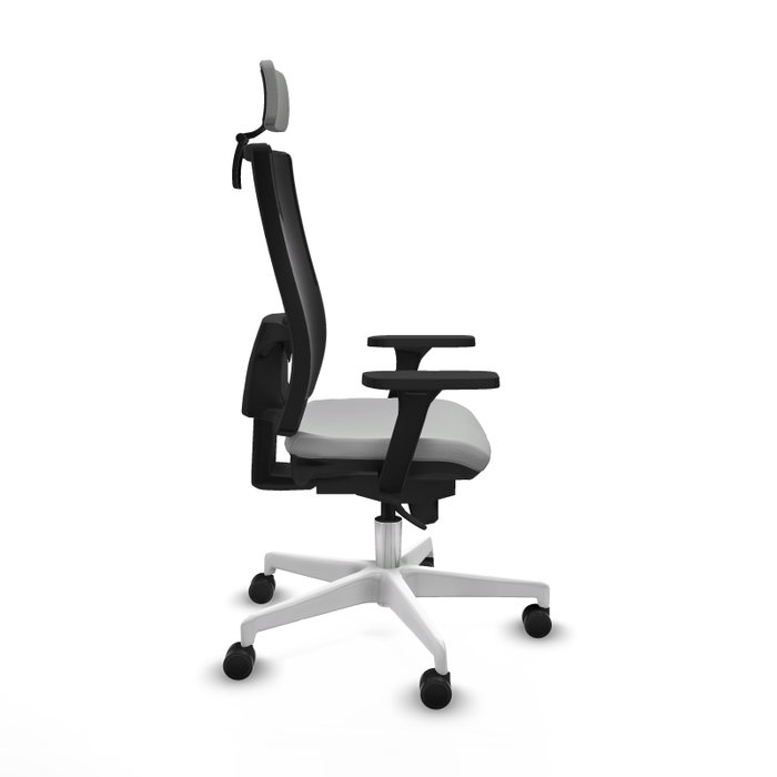 PIQUERAS Y CRESPO Silla de oficina Horna Gris claro y Negro PIQUERAS Y CRESPO Silla de oficina Horna Gris claro y Negro