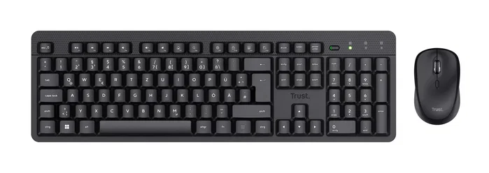 Trust TKM-360 Combo de Teclado y Ratón Inalámbrico Silencioso Negro Trust TKM-360 Combo de Teclado y Ratón Inalámbrico Silencioso Negro
