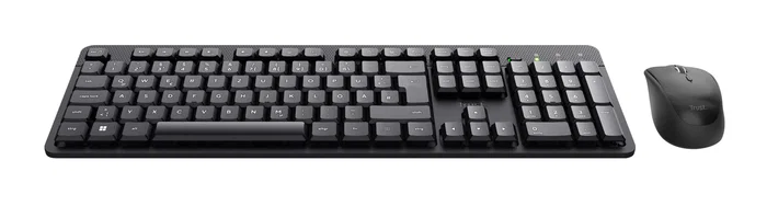 Trust TKM-360 Combo de Teclado y Ratón Inalámbrico Silencioso Negro Trust TKM-360 Combo de Teclado y Ratón Inalámbrico Silencioso Negro
