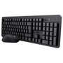 Trust TKM-360 Pack de Teclado y Ratón Inalámbrico Silencioso Negro