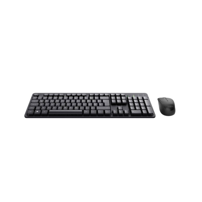 Trust TKM-360 Pack de Teclado y Ratón Inalámbrico Silencioso Negro