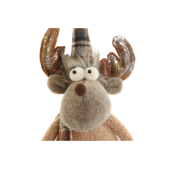 DKD Home Decor Figura Poliéster RENO Surtido de 2 unidades Marrón