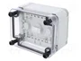 OBO BETTERMANN Caja de conexiones Serie X gris claro