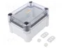 OBO BETTERMANN Caja de conexiones Serie X gris claro