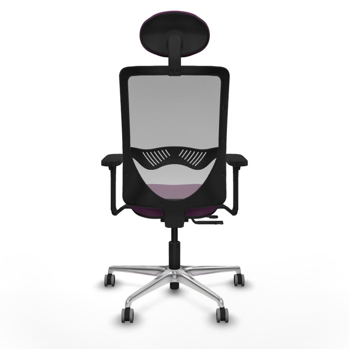 PIQUERAS Y CRESPO Silla de oficina Zulema con mecanismo Sincro/Traslack, Morado y Gris PIQUERAS Y CRESPO Silla de oficina Zulema con mecanismo Sincro/Traslack, Morado y Gris