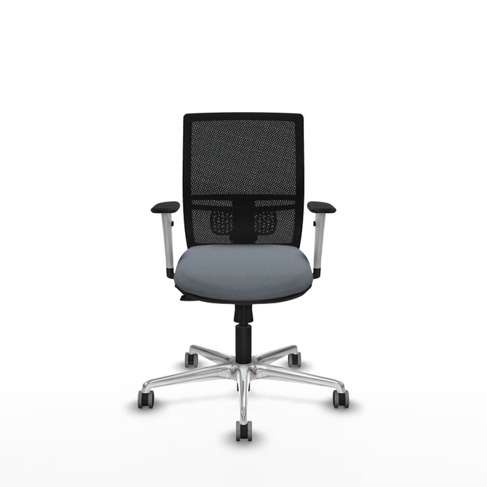 PIQUERAS Y CRESPO Silla de oficina Yunquera con mecanismo Sincro/Traslack, Gris y Negro PIQUERAS Y CRESPO Silla de oficina Yunquera con mecanismo Sincro/Traslack, Gris y Negro