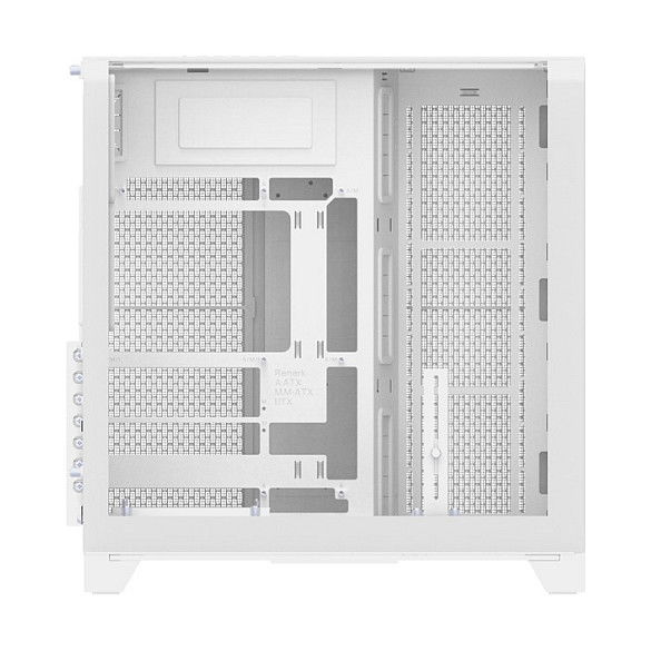 Thermaltake View 390 TG Snow White - Caja Midi Tower Gaming para PC, Color Blanco, Compatible con ATX/micro-ATX/Mini-ITX, Panel Lateral de Vidrio Templado, Incluye 2 Ventiladores