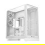 Thermaltake View 390 TG Snow White - Caja Midi Tower Gaming para PC, Color Blanco, Compatible con ATX/micro-ATX/Mini-ITX, Panel Lateral de Vidrio Templado, Incluye 2 Ventiladores