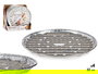 Kinvara Set 4 Bandejas Grill Pizza Aluminio 32x3x32 cm Apto Horno (Set de 24)