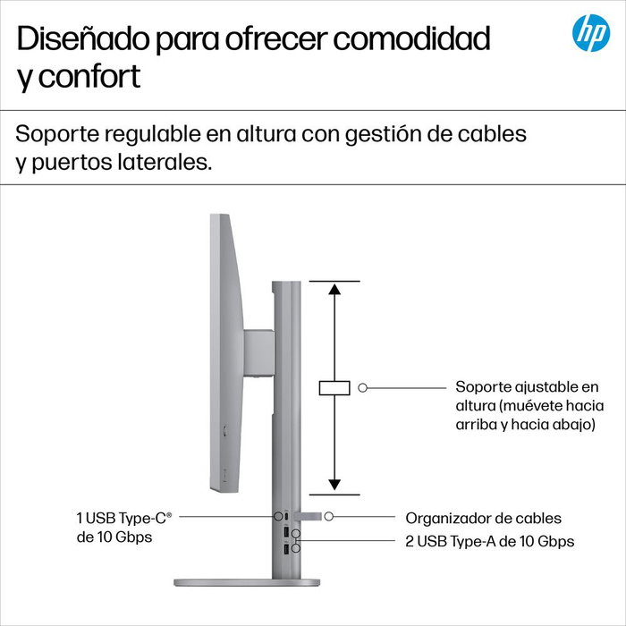 HP Ordenador All In One 27-CS1008NS Pantalla 27" Full HD, Intel Core Ultra 5, 16GB RAM LPDDR5x, 1TB SSD NVMe, Intel Arc Graphics, Webcam IR