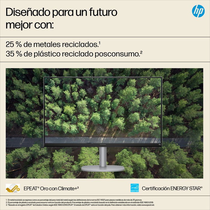 HP Ordenador All In One 27-CS1008NS Pantalla 27" Full HD, Intel Core Ultra 5, 16GB RAM LPDDR5x, 1TB SSD NVMe, Intel Arc Graphics, Webcam IR