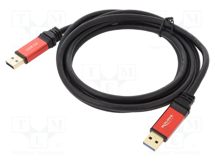 DeLOCK Cable USB 3.2 Gen 1 de 2 m, Tipo-A a Tipo-A, Metal DeLOCK Cable USB 3.2 Gen 1 de 2 m, Tipo-A a Tipo-A, Metal