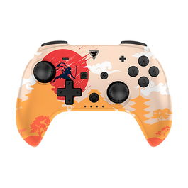 Dragonshock Poptop Compact Gamepad Inalámbrico para Nintendo Switch, Bluetooth, Girosopio, Botones Programables, Batería Recargable, Color Rising Sun