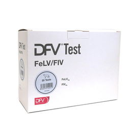 Divasa Test Felv-Fiv para Gatos, Detección Rápida Virus Leucemia e Inmunodeficiencia, 20 Tests