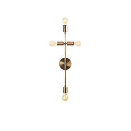 Lusaka Aplique Bedside - 3166 Metal Vintage 4 x E27