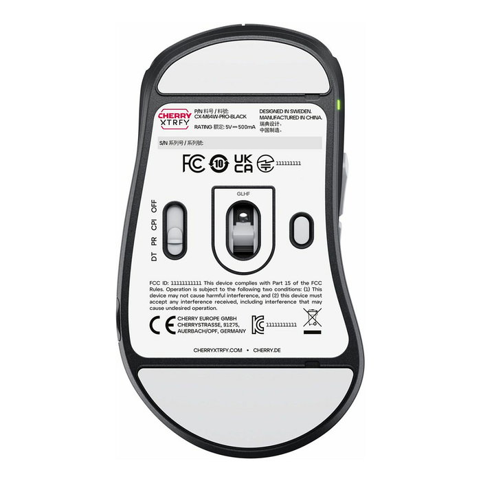 Cherry CX-M64W-PRO-BLACK Wireless Maus - Ratón Inalámbrico Profesional Negro Cherry CX-M64W-PRO-BLACK Wireless Maus - Ratón Inalámbrico Profesional Negro