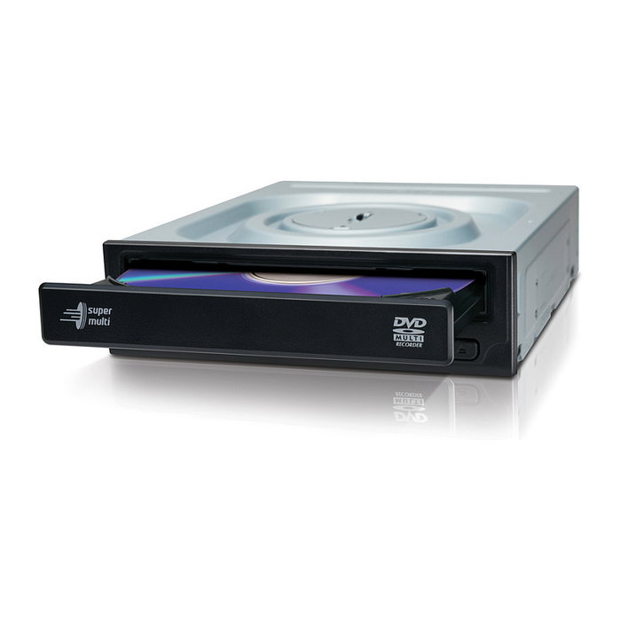 Hitachi-LG Data Storage HLDS GH24NSD6 - Grabador de DVD Interno Super Multi Negro, SATA, Bandeja, Compatible con M-DISC