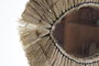 DKD Home Decor Espejo de Yute y Cristal Natural 54x3x34 cm
