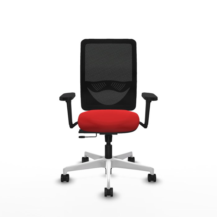 PIQUERAS Y CRESPO Silla de oficina Zulema con mecanismo Sincro/Traslack, Rojo y Negro PIQUERAS Y CRESPO Silla de oficina Zulema con mecanismo Sincro/Traslack, Rojo y Negro