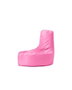 Atelier Del Sofa Puf de Jardín Lina Pink, Confort y Estilo para Exteriores, Resistente al Agua, 70x80x35 cm