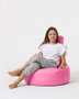 Atelier Del Sofa Puf de Jardín Lina Pink, Confort y Estilo para Exteriores, Resistente al Agua, 70x80x35 cm