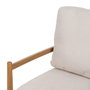 Ixia Sillón Blanco-Natural Madera-MDF