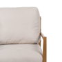 Ixia Sillón Blanco-Natural Madera-MDF