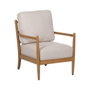 Ixia Sillón Blanco-Natural Madera-MDF