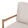 Sillón Blanco-Natural Madera-Mdf 65 X 71 X 88 cm