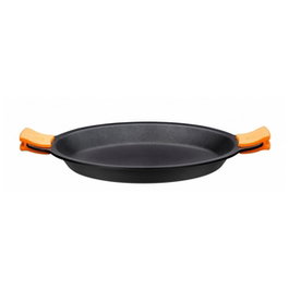 Bra America Paellera 32 cm - Paella de Aluminio Antiadherente, 32 cm de Diámetro, 5 Litros de Capacidad, Ideal para Cocina