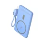 Leotec Power Bank Inalámbrico 5000mAh 20W Azul LEPOWW20W5B
