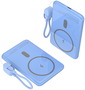 Leotec Power Bank Inalámbrico 5000mAh 20W Azul LEPOWW20W5B