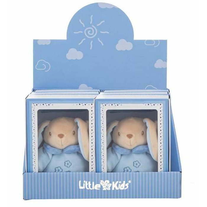 Creaciones Llopis Display de 6 Peluches Sonajero Conejo-Perro-Oso Azul 18cm Creaciones Llopis Display de 6 Peluches Sonajero Conejo-Perro-Oso Azul 18cm