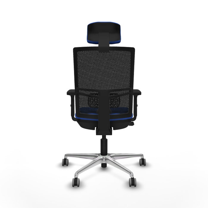 PIQUERAS Y CRESPO Silla de oficina Yunquera con mecanismo Sincro/Traslack, Azul y Negro PIQUERAS Y CRESPO Silla de oficina Yunquera con mecanismo Sincro/Traslack, Azul y Negro