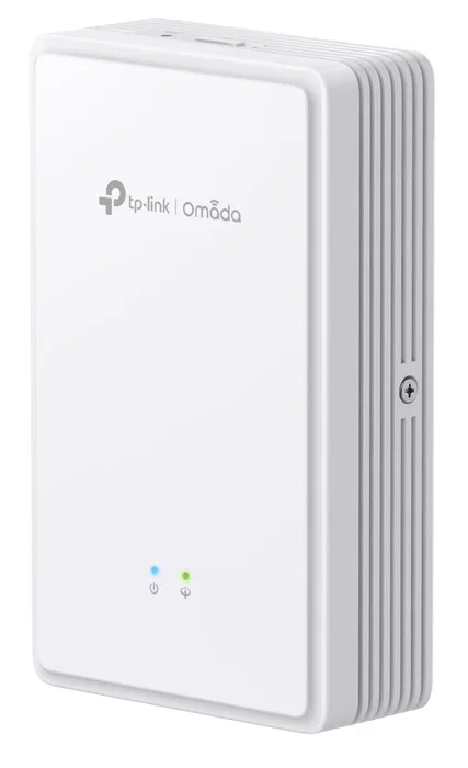 TP-Link Omada Punto de Acceso Wi-Fi 6 AX1800 de Pared EAP625GP-WALL, 1201 Mbps, 2 Puertos Gigabit LAN, 1 Puerto GPON, Alimentación PoE, Blanco