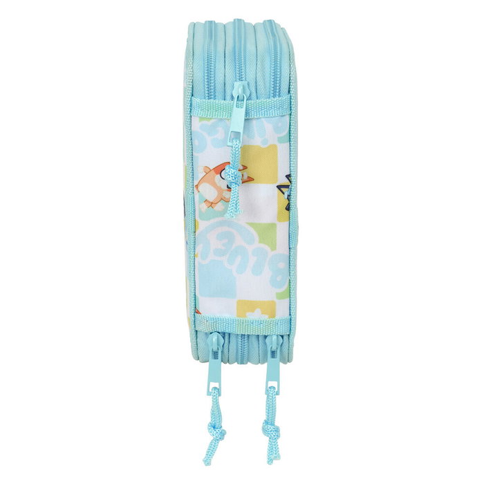 Safta Plumier Bluey Ready Triple Cremallera 37 Piezas