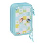 Safta Plumier Bluey Ready Triple Cremallera 37 Piezas