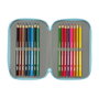 Safta Plumier Bluey Ready Triple Cremallera 37 Piezas