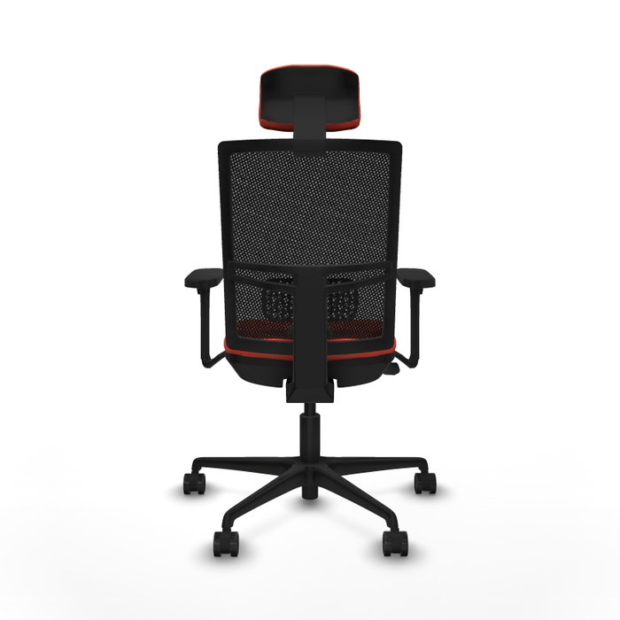 PIQUERAS Y CRESPO Silla de oficina Yunquera con mecanismo Sincro/Traslack, Naranja oscuro y Negro PIQUERAS Y CRESPO Silla de oficina Yunquera con mecanismo Sincro/Traslack, Naranja oscuro y Negro