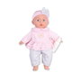 Jugatoys - mismuñecas Muñeco bebé de 32 cm con 12 sonidos y biberón rosa