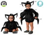 Atosa Disfraz de Cucaracha Negro Unisex para Bebé con Capucha y Alas