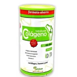 PINISAN Colageno Hidrolizado 600Gr con Vitamina C y Ácido Hialurónico para Cartílagos, Huesos y Piel
