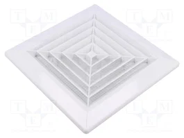 DOSPEL S.A. Rejilla de ventilación KKS blanca 174x174x35mm