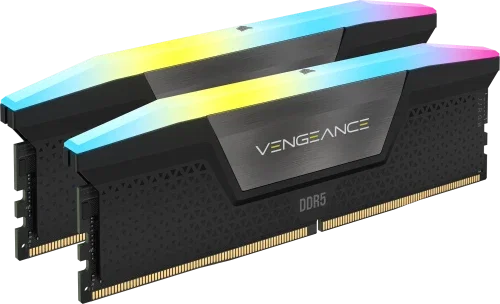 Corsair CMH16GX5M2B5200C40 Módulo de Memoria RAM DDR5 16 GB (2x8 GB) 5200 MHz CL40 Vengeance RGB para PC