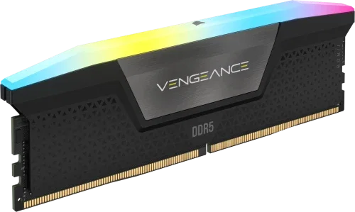 Corsair CMH16GX5M2B5200C40 Módulo de Memoria RAM DDR5 16 GB (2x8 GB) 5200 MHz CL40 Vengeance RGB para PC