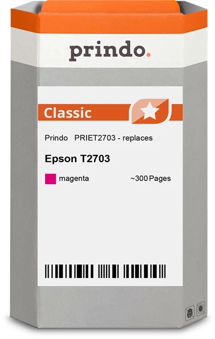Prindo Cartucho de tinta magenta PRIET2703 Classic Prindo Cartucho de tinta magenta PRIET2703 Classic