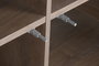 DKD Home Decor Buffet de MDF y Granito Marrón