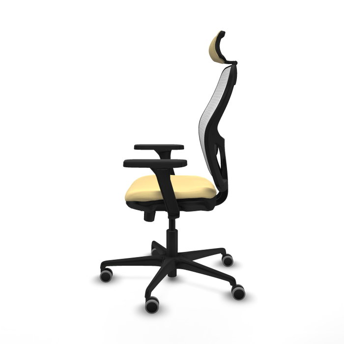 PIQUERAS Y CRESPO Silla de oficina Jorquera Crema y Blanco PIQUERAS Y CRESPO Silla de oficina Jorquera Crema y Blanco