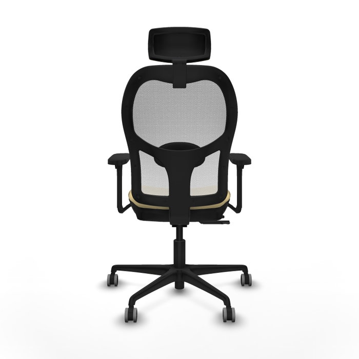 PIQUERAS Y CRESPO Silla de oficina Jorquera Crema y Blanco PIQUERAS Y CRESPO Silla de oficina Jorquera Crema y Blanco