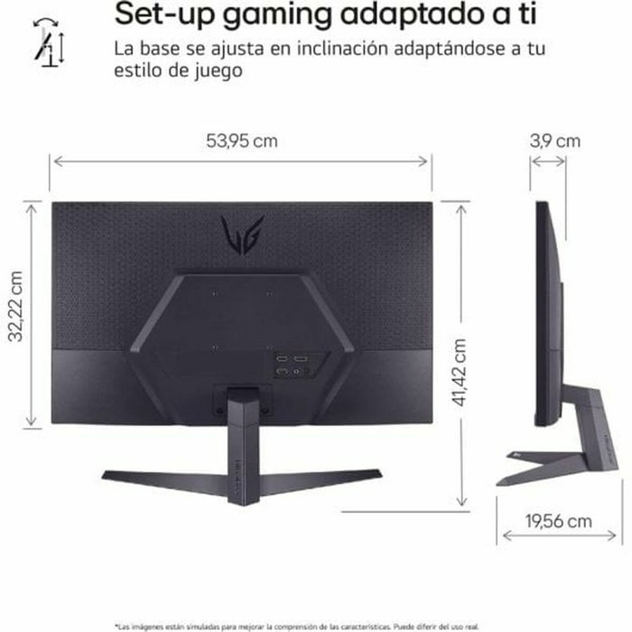 LG UltraGear 24GS50F-B Monitor Gaming 23.7 pulgadas Full HD 180Hz VA HDR10 AMD FreeSync Negro